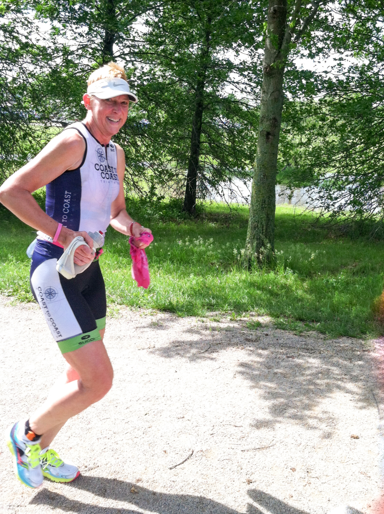 me running at the KC tri